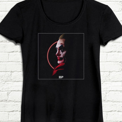 Joker Siyah Tişört - basmatik.com