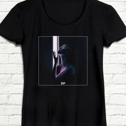 Light Siyah Tişört - basmatik.com