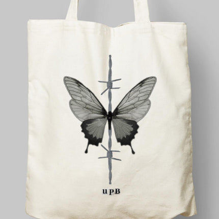 Kelebek Bez Çanta - basmatik.com