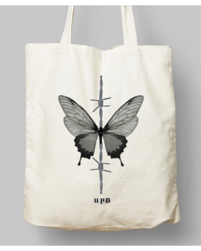 Kelebek Bez Çanta - basmatik.com