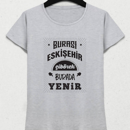 Burası Eskişehir - 5 / Kadın Tshirt - basmatik.com