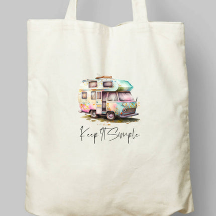 Camping Caravan Themed Cloth Bag