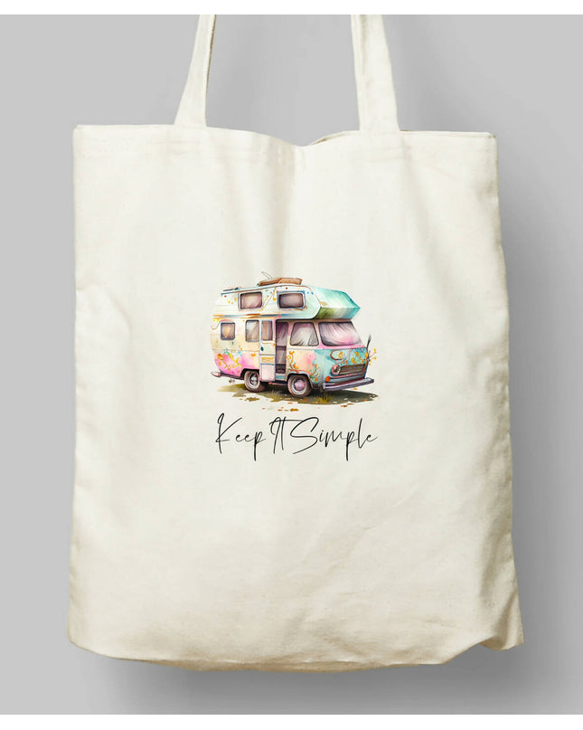 Camping Caravan Themed Cloth Bag