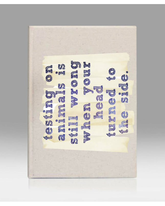 Turned to the side Canvas Notebook