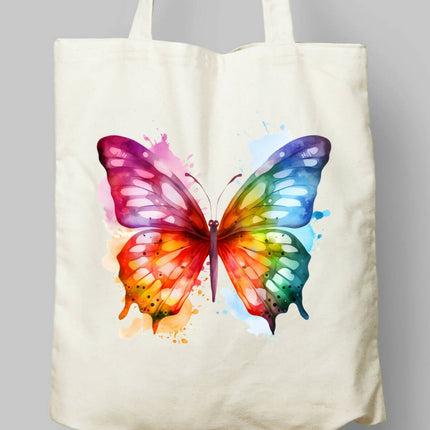 Colorful Butterfly Cloth Bag