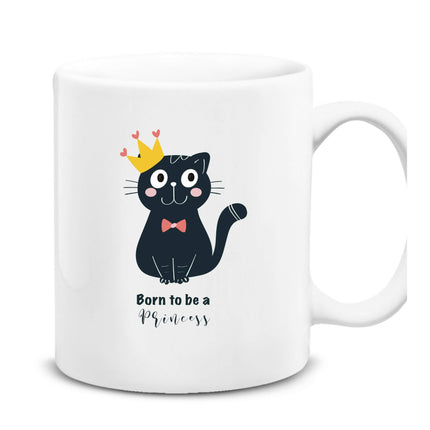 Born to be a Princess Cat Mug 