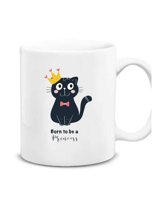 Born to be a Princess Cat Mug 