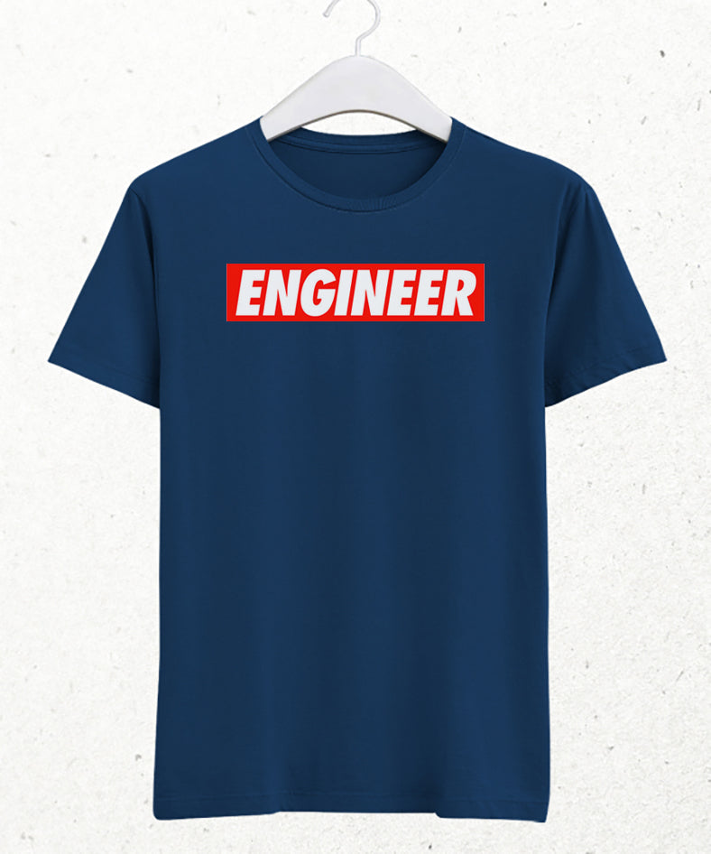 Engineer yazılı meslek tshirt - basmatik.com