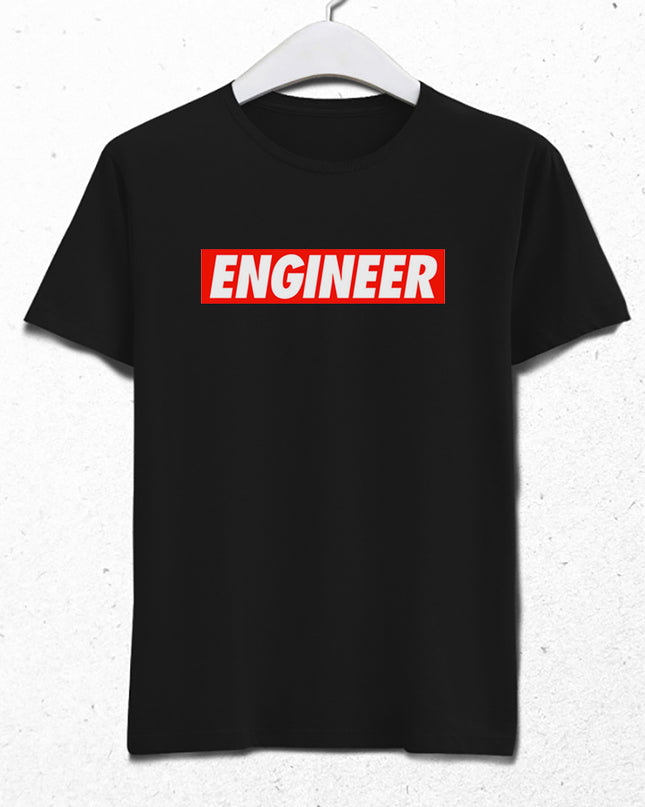 Engineer yazılı meslek tshirt - basmatik.com