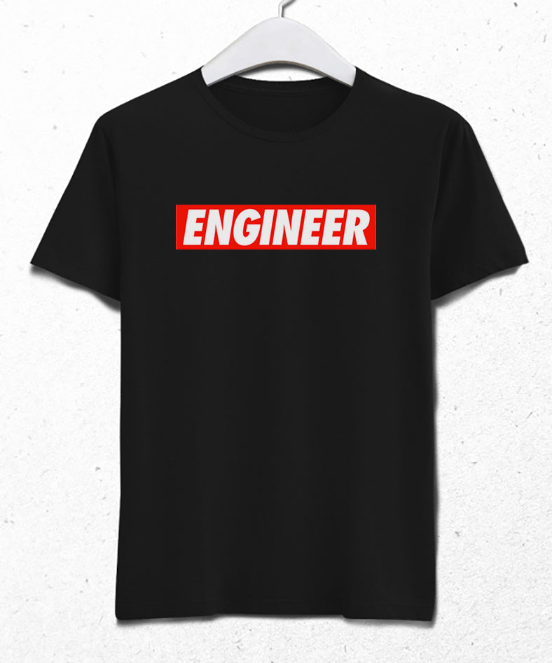 Engineer yazılı meslek tshirt - basmatik.com