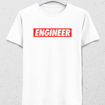 Engineer yazılı meslek tshirt - basmatik.com