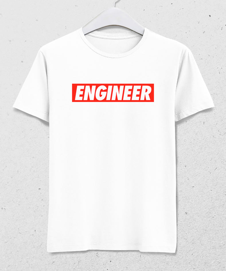 Engineer yazılı meslek tshirt - basmatik.com