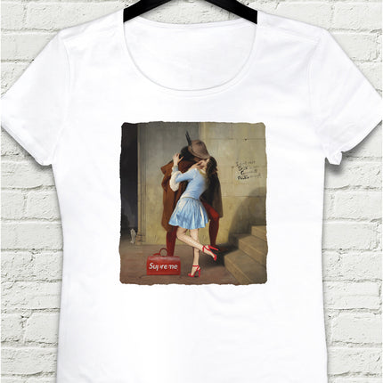 Kiss Beyaz Tshirt - basmatik.com
