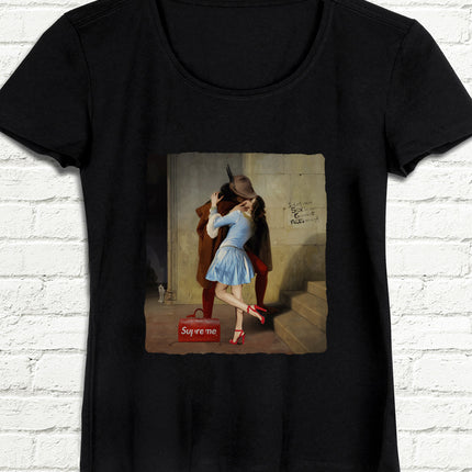 Kiss Siyah Tişört - basmatik.com