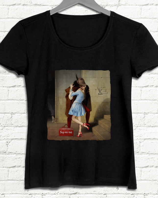 Kiss Siyah Tişört - basmatik.com