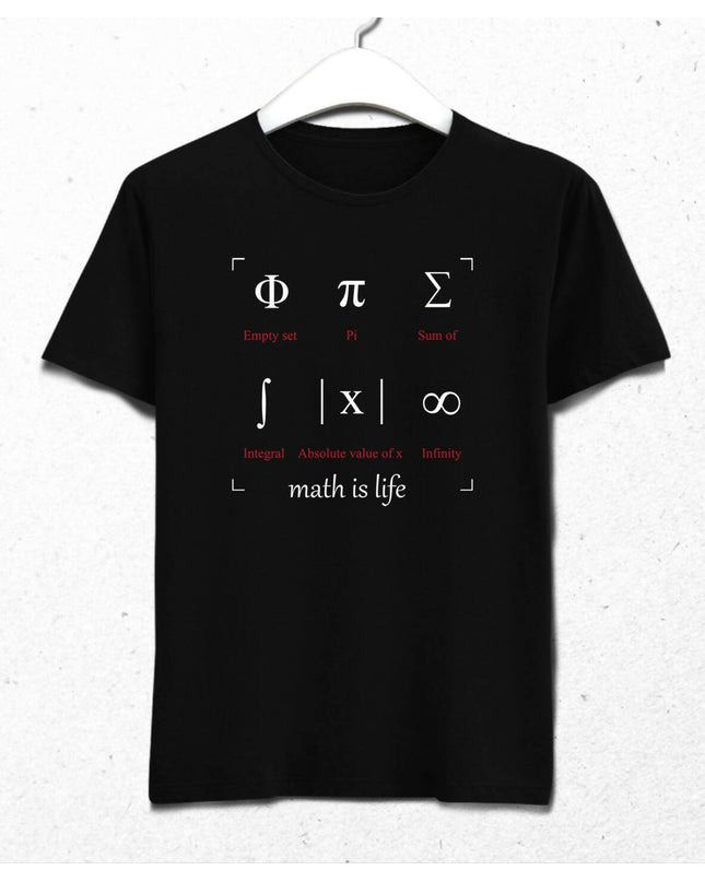 Math is Life Erkek Tişört