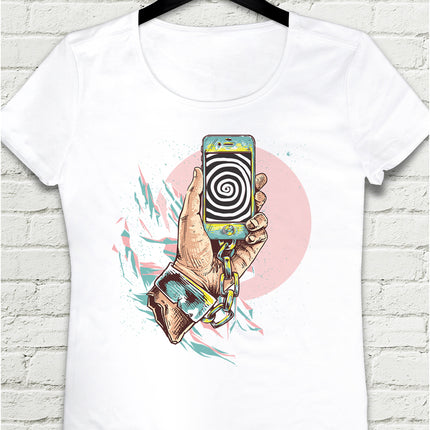 Kölelik Beyaz Tişört - basmatik.com