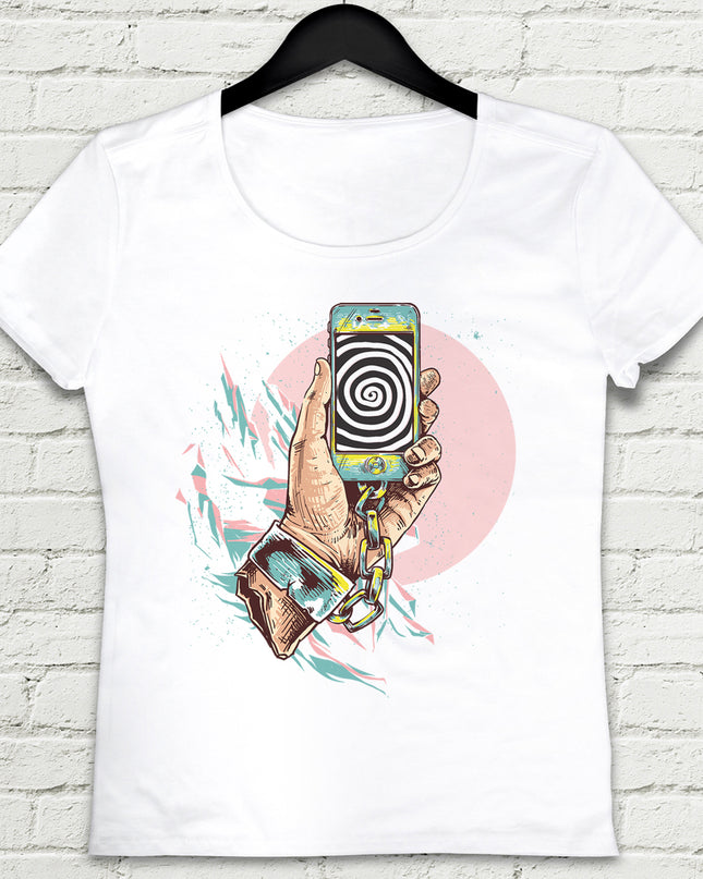 Kölelik Beyaz Tişört - basmatik.com