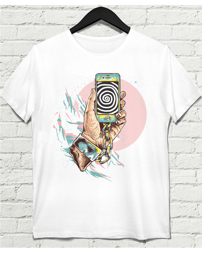 Kölelik Beyaz Tişört - basmatik.com