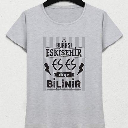 Burası Eskişehir - 6 / Kadın Tshirt - basmatik.com