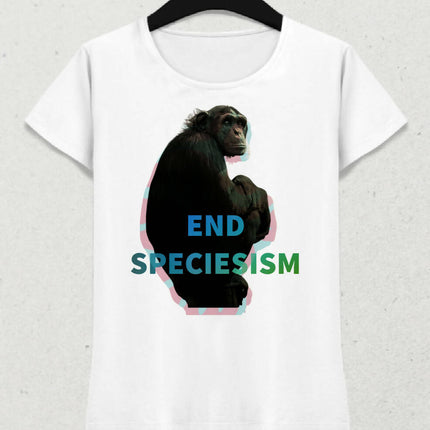 End Speciesism Kadın Tshirt
