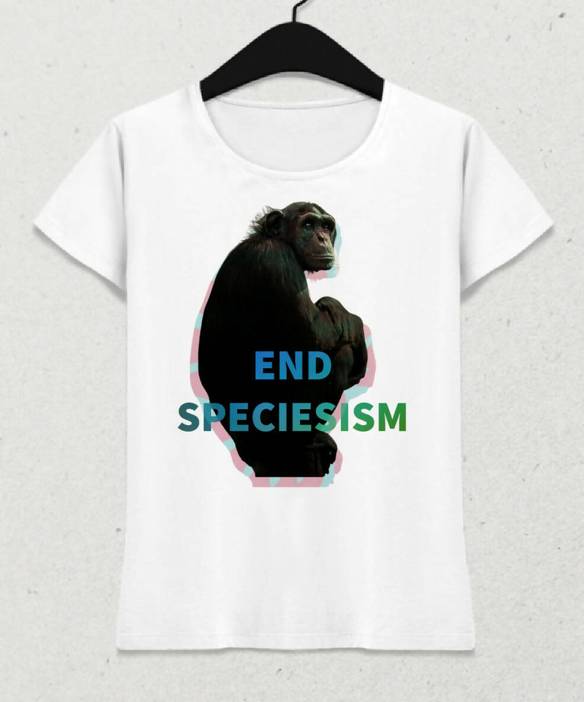 End Speciesism Kadın Tshirt