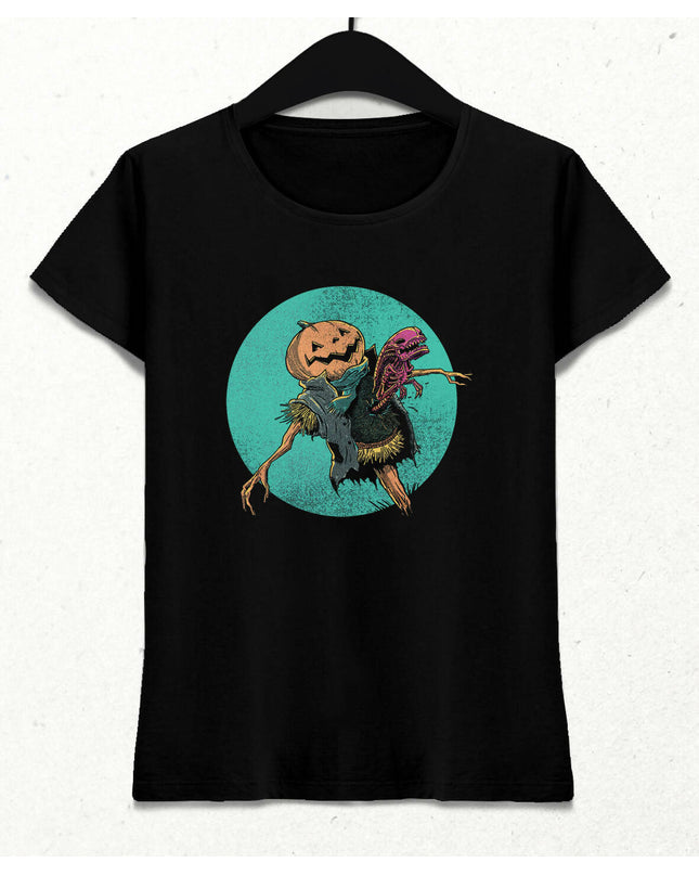 Halloween Alien Kadın Tişört