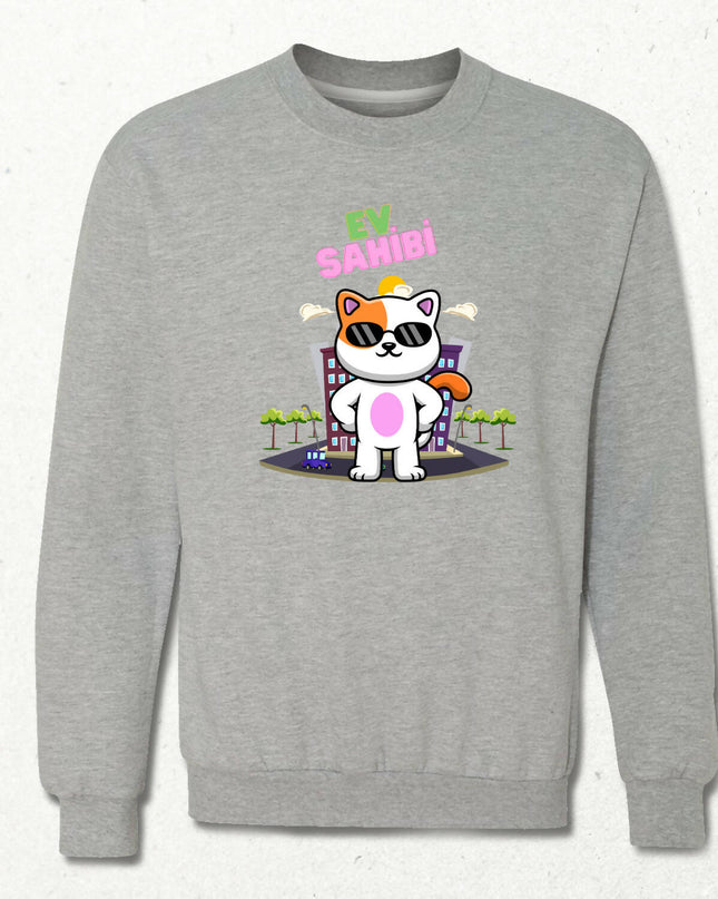 Real Host: Cat Hoodless Sweatshirt