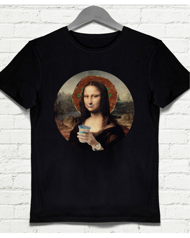 Lahmacun Siyah Tişört - basmatik.com