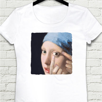Lens Beyaz Tshirt - basmatik.com