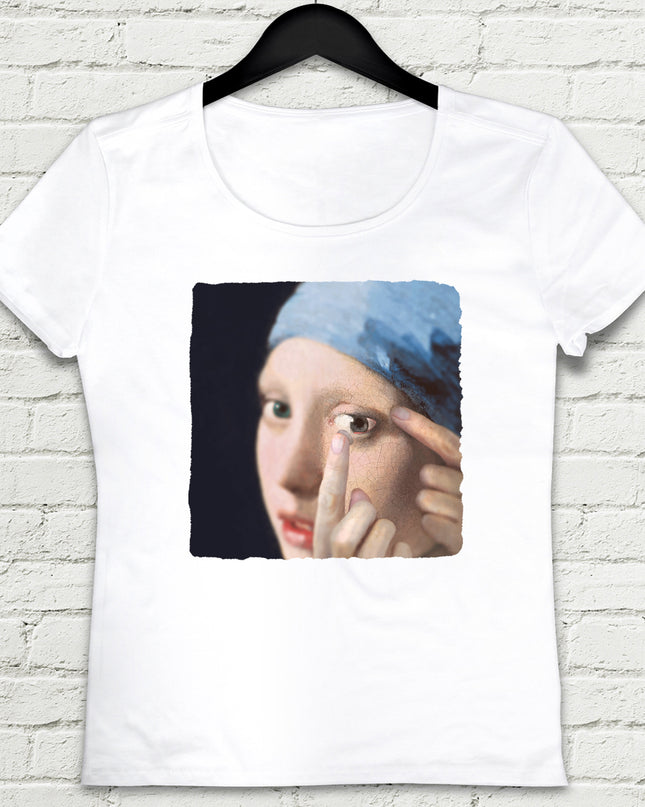 Lens Beyaz Tshirt - basmatik.com