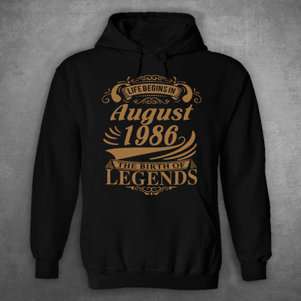 Life begins siyah sweatshirt - basmatik.com