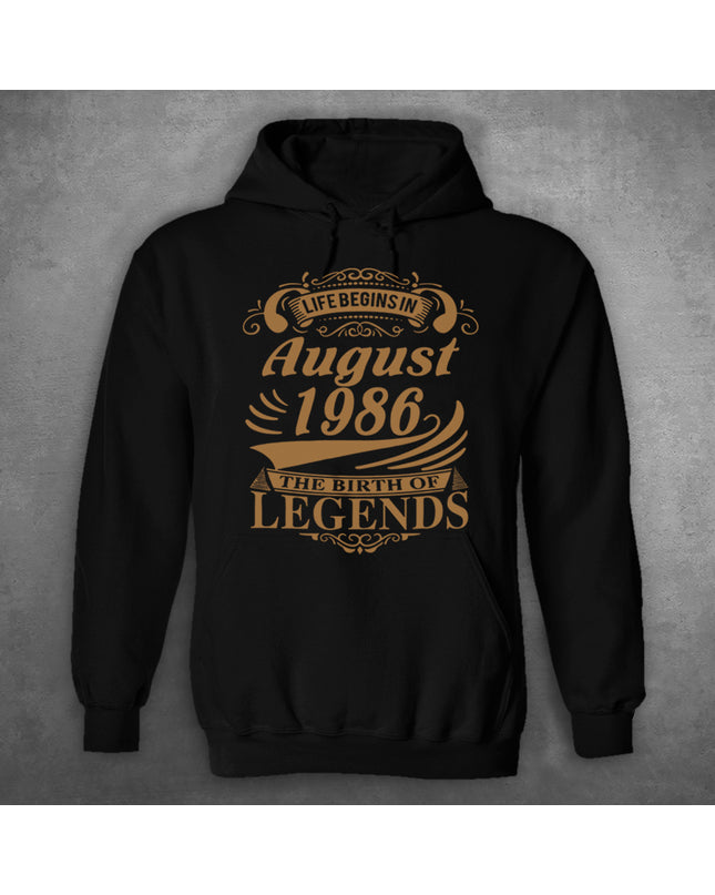 Life begins siyah sweatshirt - basmatik.com