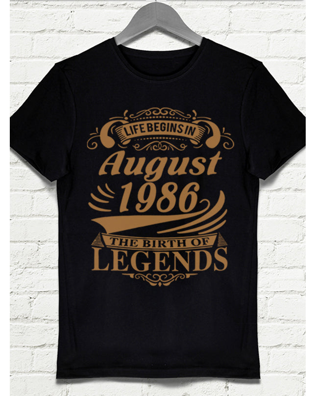Life Begins doğum günü tshirt - basmatik.com