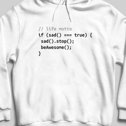 life motto kapşonlu - basmatik.com