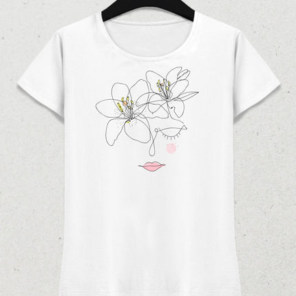 Lily kadın tişört - basmatik.com