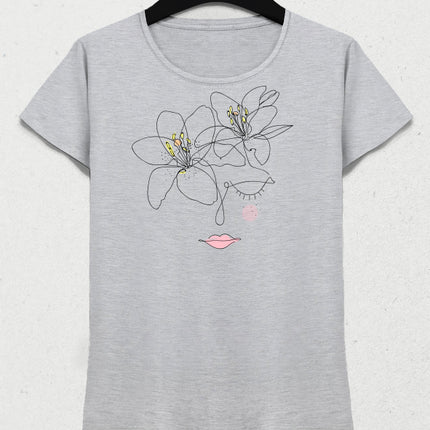 Lily kadın tişört - basmatik.com