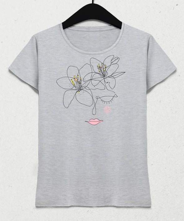 Lily kadın tişört - basmatik.com