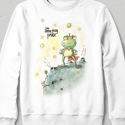 Little frog beyaz sweatshirt - basmatik.com