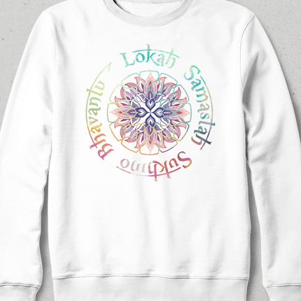 lokah beyaz sweatshirt - basmatik.com