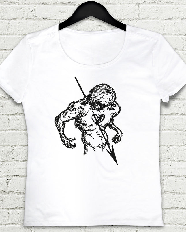 Love Beyaz Tişört - basmatik.com