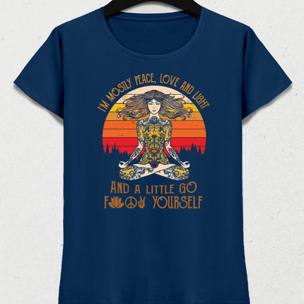 love and light indigo tişört - basmatik.com