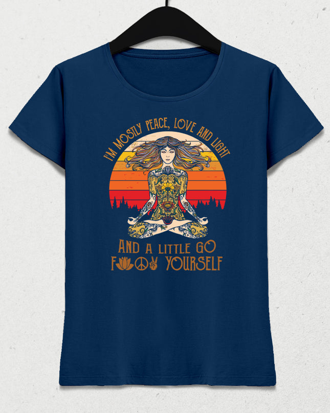 love and light indigo tişört - basmatik.com