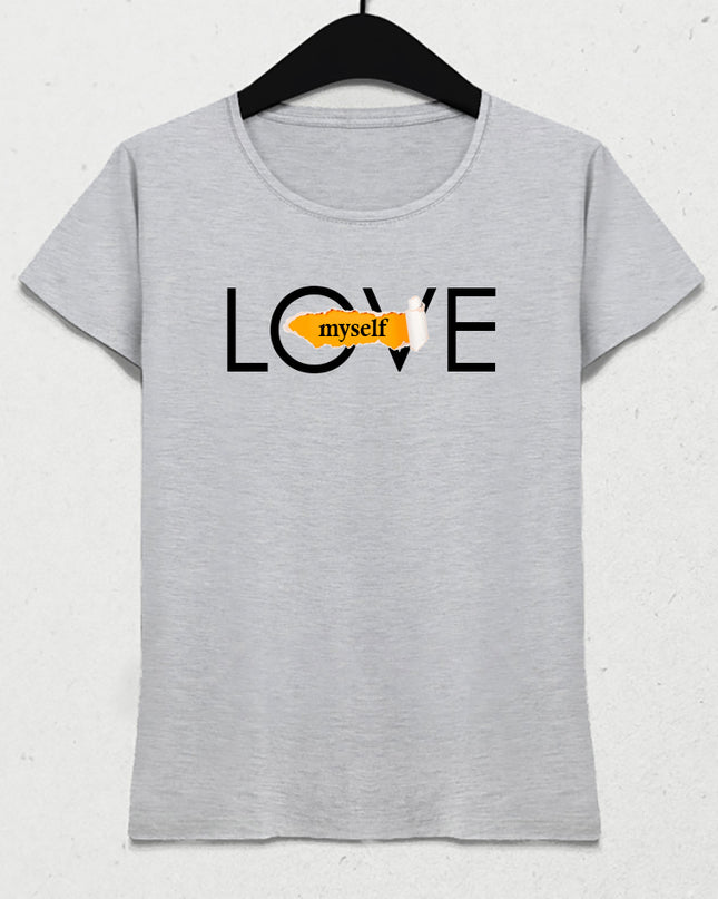 Love myself tişört - basmatik.com