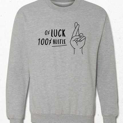 luck beyaz sweatshirt - basmatik.com