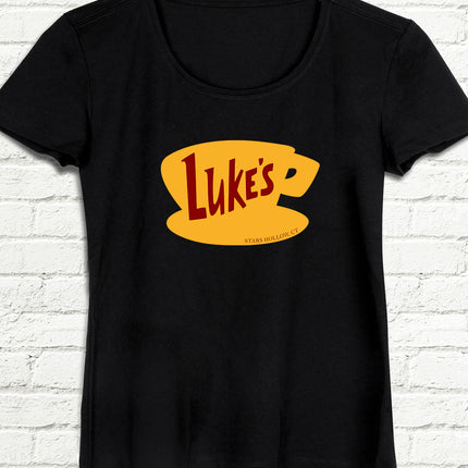 lukes siyah tişört - basmatik.com