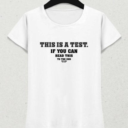 Test Kadın Tişört