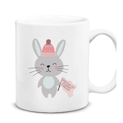 Waiting for Sweater Weather Rabbit Mug