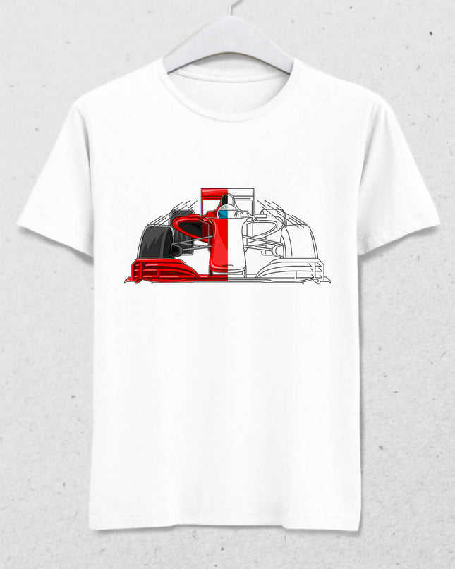 Racing Car V2 Erkek Tişört - basmatik.com