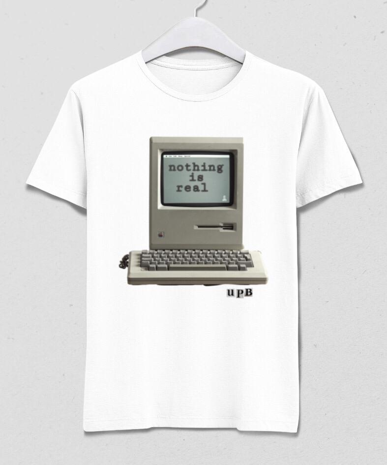 Macintosh Beyaz Tişört - basmatik.com